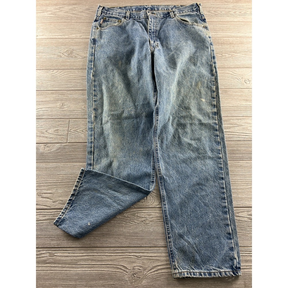Carhartt B17STW Relaxed Fit Tapered Leg Jeans Stonewash Blue Mens 40x32